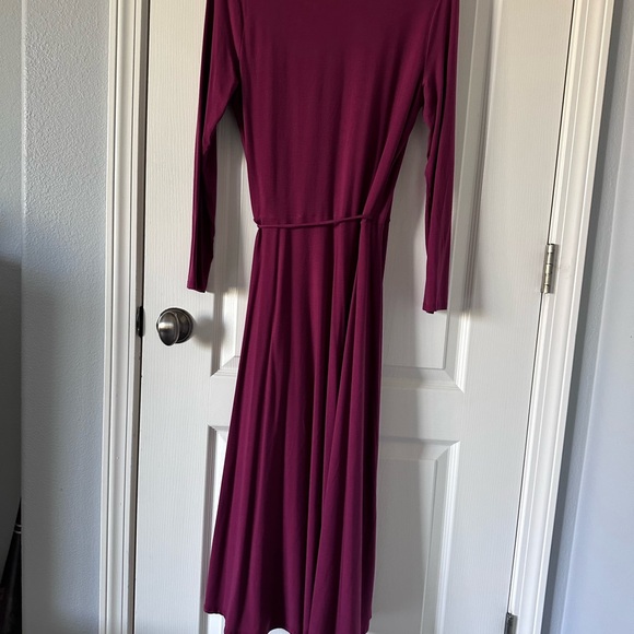 Reformation JEANS Maurie Wrap Dress - Picture 3 of 5